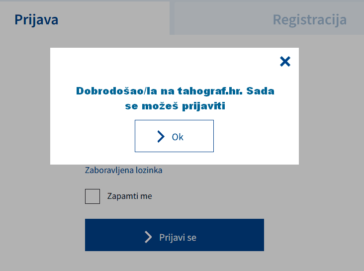 Upute za registraciju